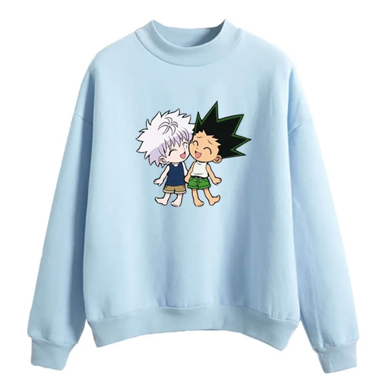 Повседневный осенний кавайный трендовый Мужской пуловер Hunter в стиле аниме с