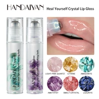 handaiyan crystal stone roller lip gloss moisturizing lipstick moisturizing lip oil lip gloss make up