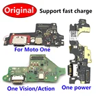 Док-станция с USB-портом для зарядки, гибкий кабель для зарядки Motorola Moto One Vision  One Action Macro Fusion Hyper Power