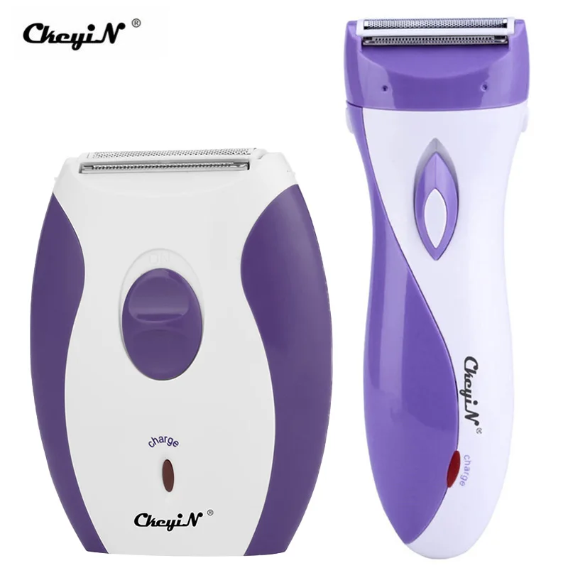 CkeyiN перезаряжаемая Женская бритва удаление волос Беспроводная Машинка для