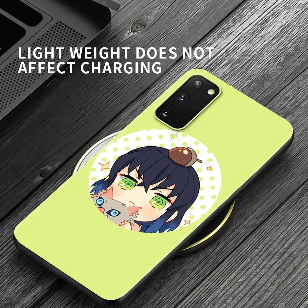 

Demon Slayer Anime Case For Samsung Galaxy S20 FE S21 S10 S9 S8 Plus Note 20 Ultra 8 9 10 Lite Black Soft Phone Fundas