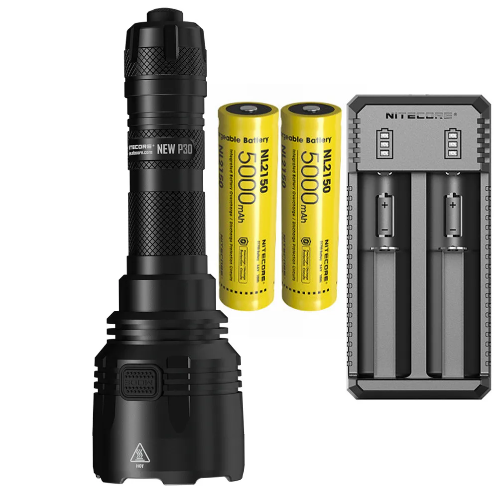 NEW P30 NL2150x2 UI2 NITECORE P30 охотничий светильник XP-L HI V3 max 1000 люмен длинный бросок 618 м 21700 фонарь на батарейках уличный спортивный светильник - Испускаемый цвет: NEW P30 NL2150x2 UI2