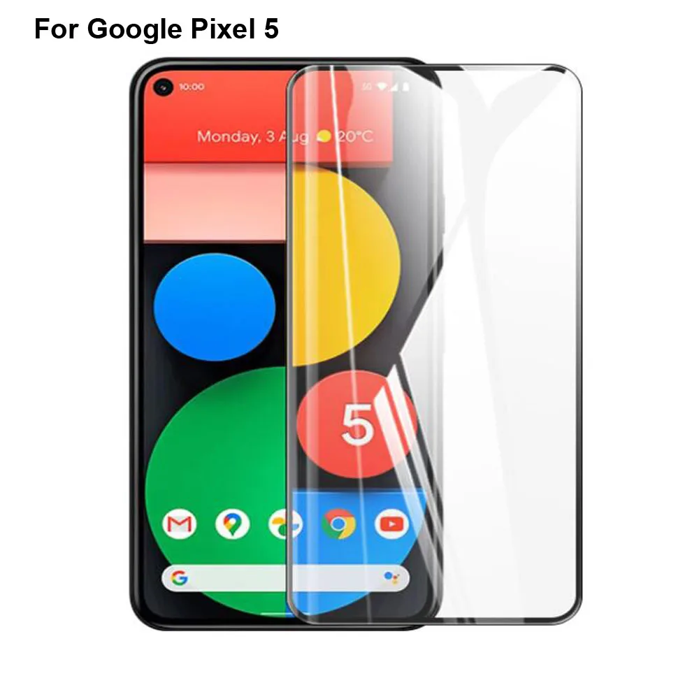 2 шт. полная защита для Google Pixel 5 закаленное стекло Pixel5 защитная пленка | Мобильные