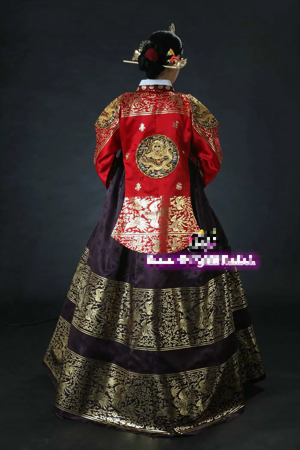 Платье ханбок традиционное корейское платье Корейская одежда костюм для