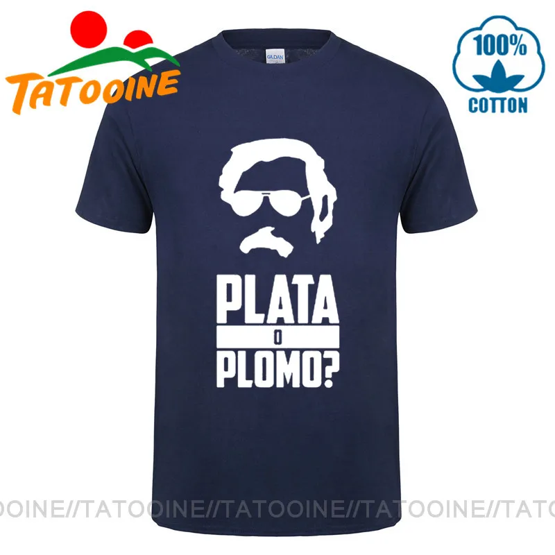 Camiseta Mujer Colombia Silver or Dead Plata O Plomo футболки забавный Пабло футболка Escobar Мужская El Patron