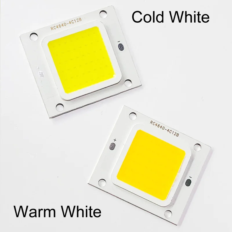 20W Cold White 10 Вт 20 Вт 30 Вт 50 Вт светодиодная лампочка высокой мощности диод таблеточного типа DIY Холодный/теплый COB DC 12 В панель - Испускаемый цвет: 20W Cold White