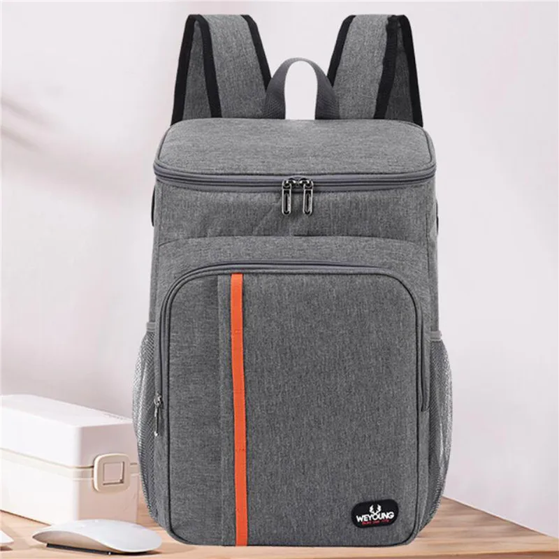 outdoor picnic backpack insulated cooler oxford cloth backpack leakproof soft cooler bag lightweight backpack free global shipping