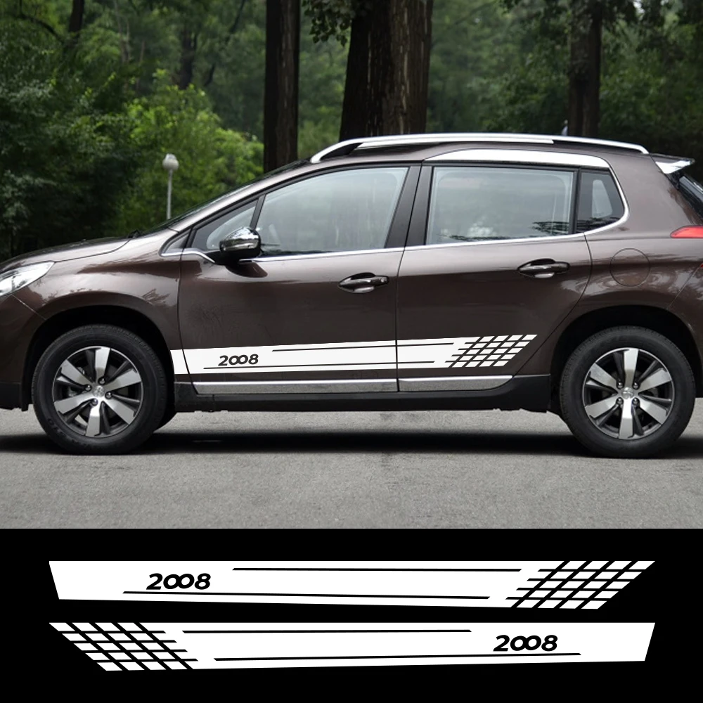 Наклейки для автомобиля Stylis наклейки боковой юбки спортивные водонепроницаемые