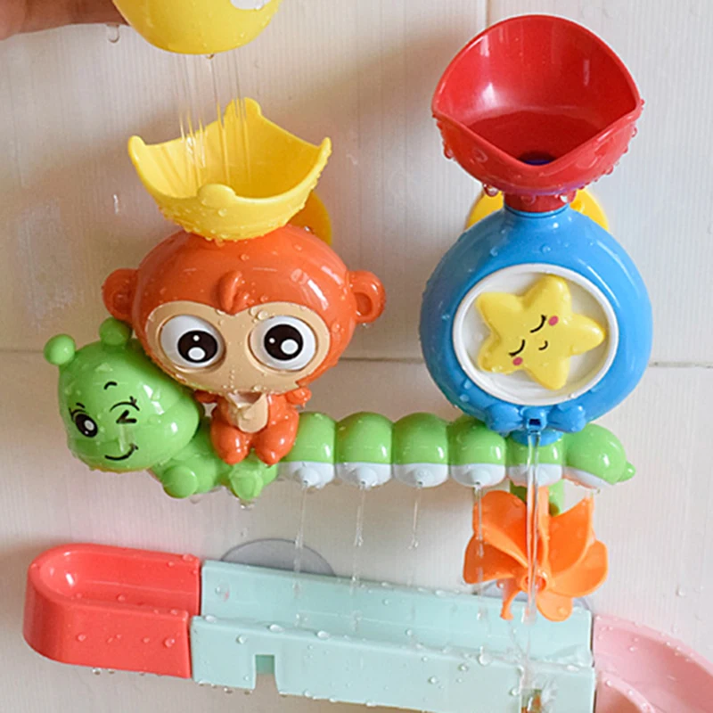 

Baby Cartoon Monkey Classic Shower Bath Toy Animal Starfish Sprinkle Toys Bathroom Swimming Bathing Shower Educational Kid Toys