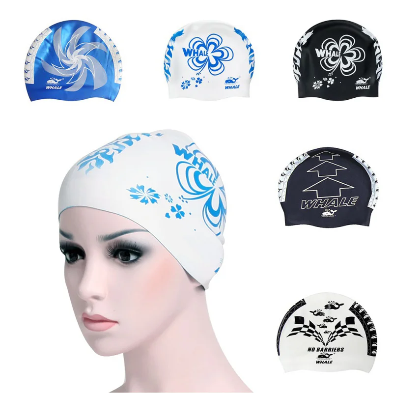 

New Wrinkle-free Adult Unisex Game Anti-adhesive Hair Durable High Stretch Printing Swimming Cap