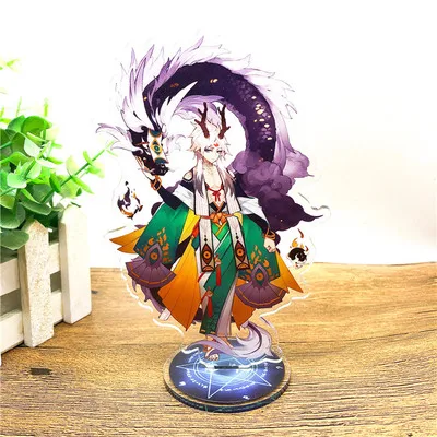 Игра Onmyoji брелок onikiri Ootengu aoandou Momo Ibaraki douji милый забавный мультфильм акриловый ключ chian модные персонализированные ювелирные изделия - Цвет: 6