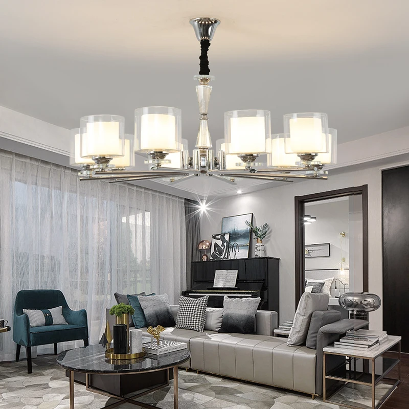 Современный светильник люстра скандинавский ресторан роскошный отель