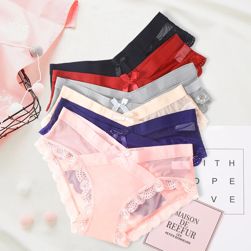 Bejirog женское треугольное нижнее белье со средней талией прозрачное сексуальное