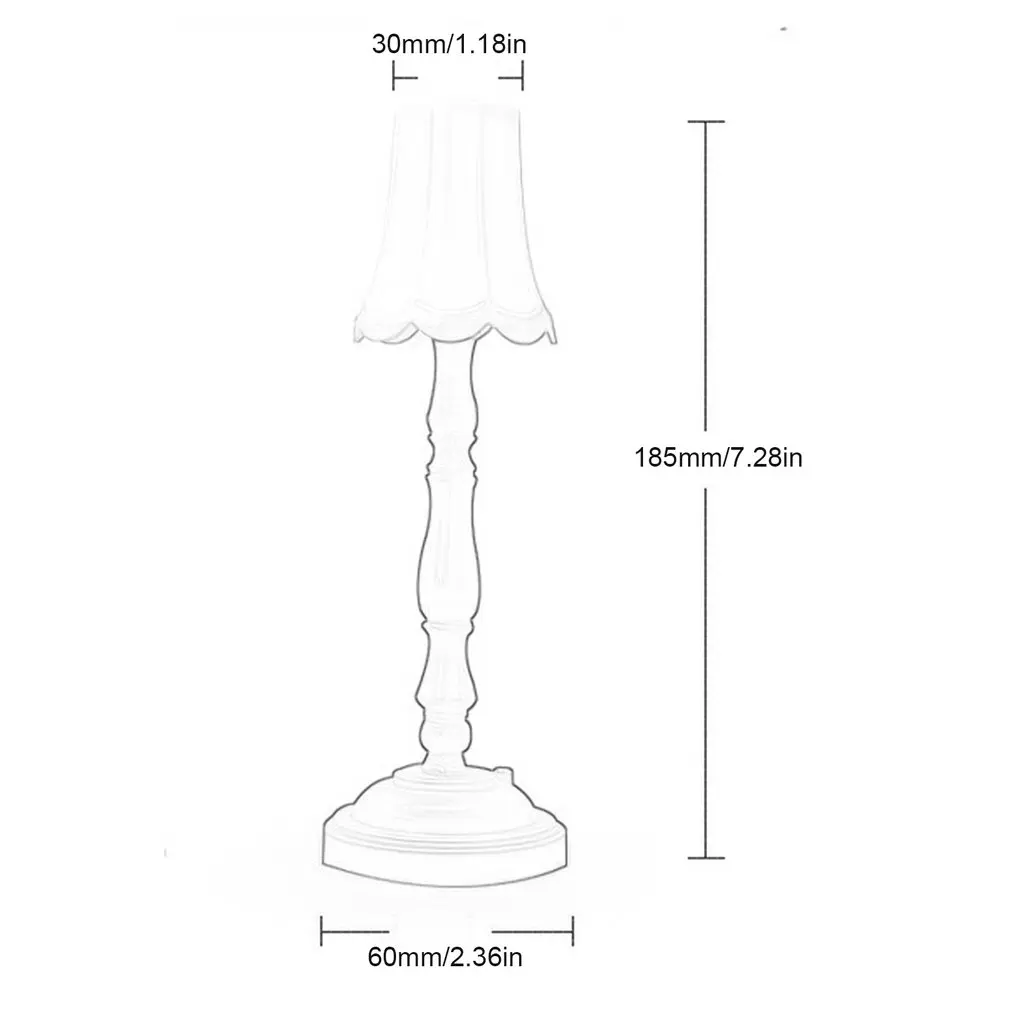 

Night Light Vintage Lamp Student Dormitory LED Reading Lamp Home Decor Photo Props Gift Warm Light For Bedside Office Desk