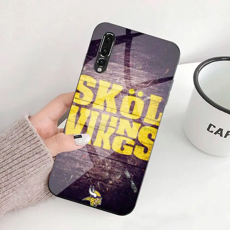 

0 Minnesota Vikings Phone Case Tempered Glass For Huawei P20 30 40 Pro Mate 20x 30 40 Pro Nova6 7 Honor 9X 10