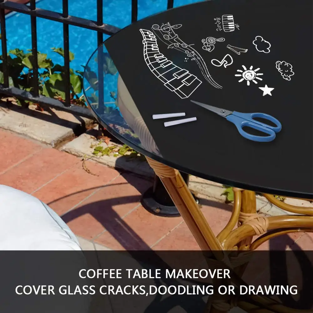 Противоклеящаяся черная оконная наклейка Funlife 100% световая блокирующая пленка