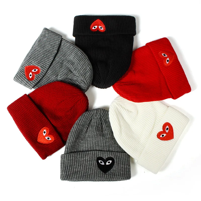 

Warm Knitted Hats For Woman Famous Brand Men's Knit Skull Cap Women's Autumn And Winter Beanie Hat Outdoor Student Couple Hat