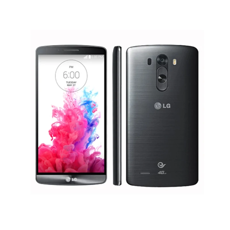 

LG G3 Original Unlocked D851/D852/D855 GSM 3G&4G Android Quad-core RAM 3GB ROM 16GB 32GB 5.5 "13MP Camera WIFI GPS Mobile Phone
