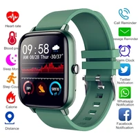 p6 smart watch men bluetooth heart rate monitor smart clock women sports fitness tracker full touch whatsapp ios android pk p8