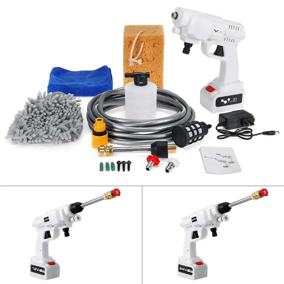 Ручной Автоматический мойщик высокого давления 200 Вт 5600 в| |