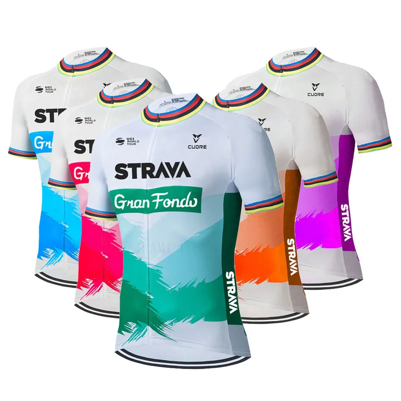 Новинка 2021 Джерси Strava для велоспорта летняя дышащая одежда велосипедные штаны |