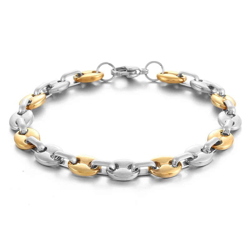 Браслет из нержавеющей стали для мужчин и женщин подарочное Ювелирное Украшение