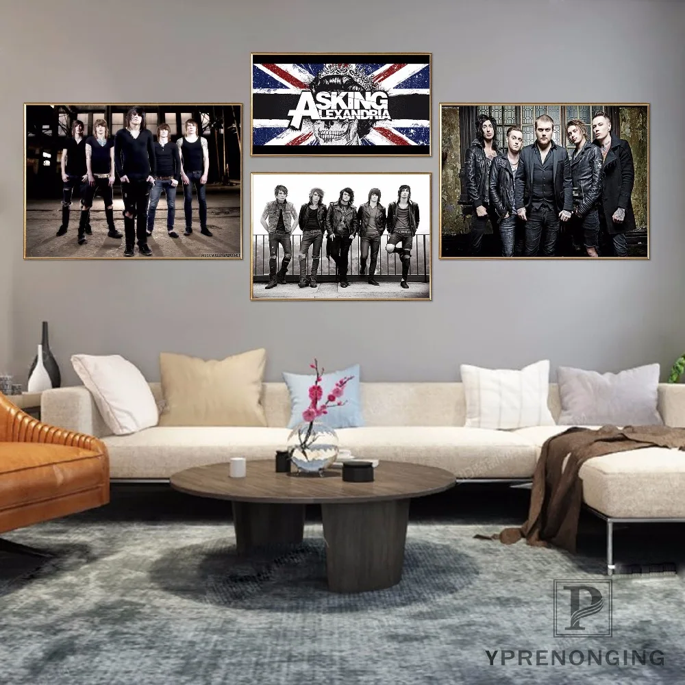 Пользовательский постер Александрии домашний декор холст печать из шелковой