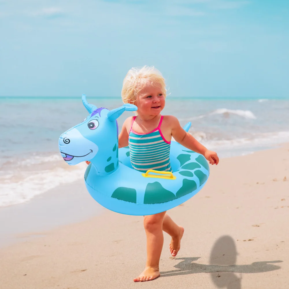 

1 Pc Baby Seat Swim Ring Donkey Design Children's Swim Ring Fun Pool Toys