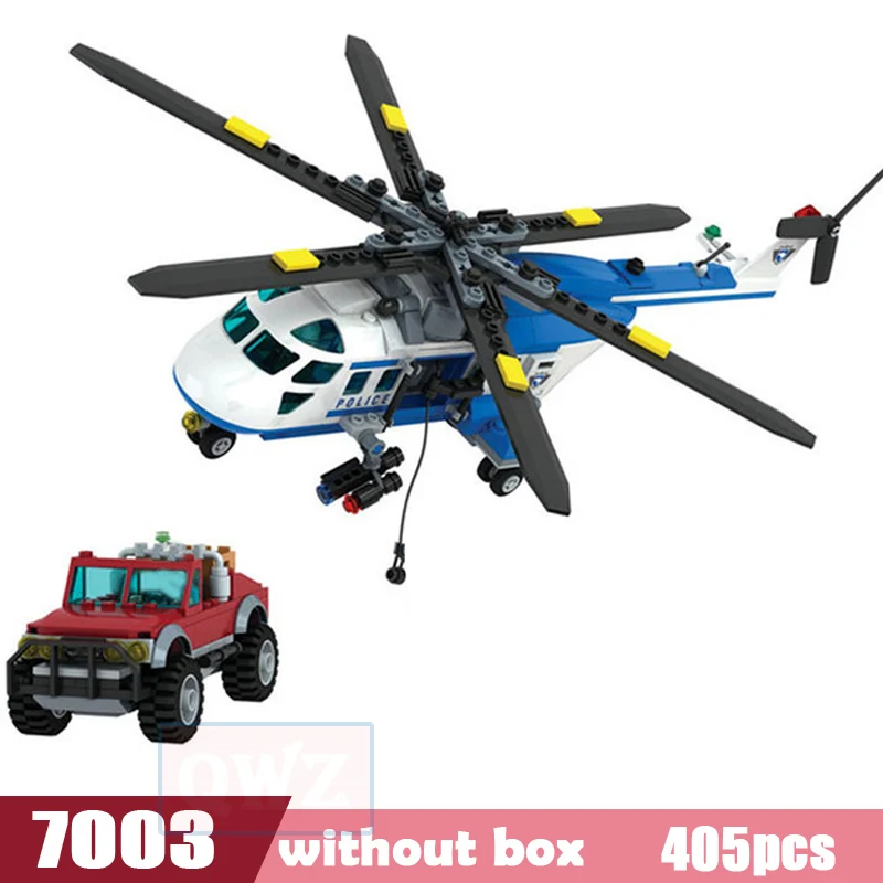 QWZ серия городская полиция строительные блоки полицейский участок детские