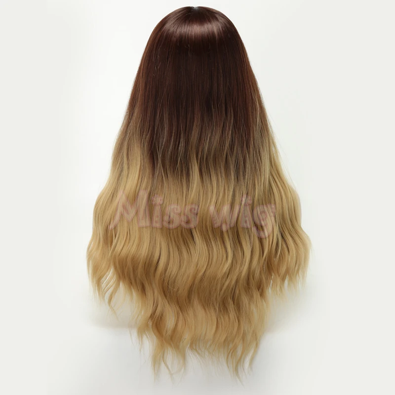 XINRAN длинные коричневые синтетические парики для женщин термостойкие косплей