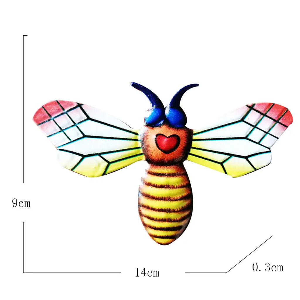 

Hand-Painted Wall Art Bumble Bee Wall Decoration Decoration Wall Sculpture for Fence