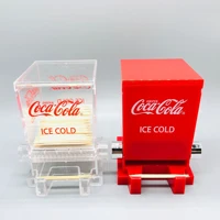 personalized retro cola toothpick box vending machine toothpick container dispenser plastic rack decorative storage organizer