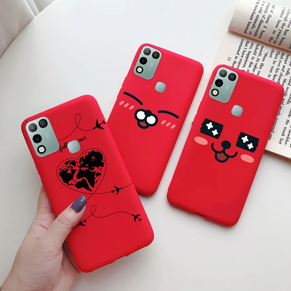 for infinix hot 11 play case soft silicone cute cartoon painted phone case for infinix hot 11 play hot11 play back cover fundas free global shipping