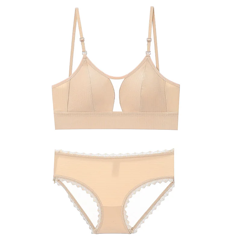 Сексуальный комплект с глубоким вырезом бюстгальтер U образным и открытой спиной
