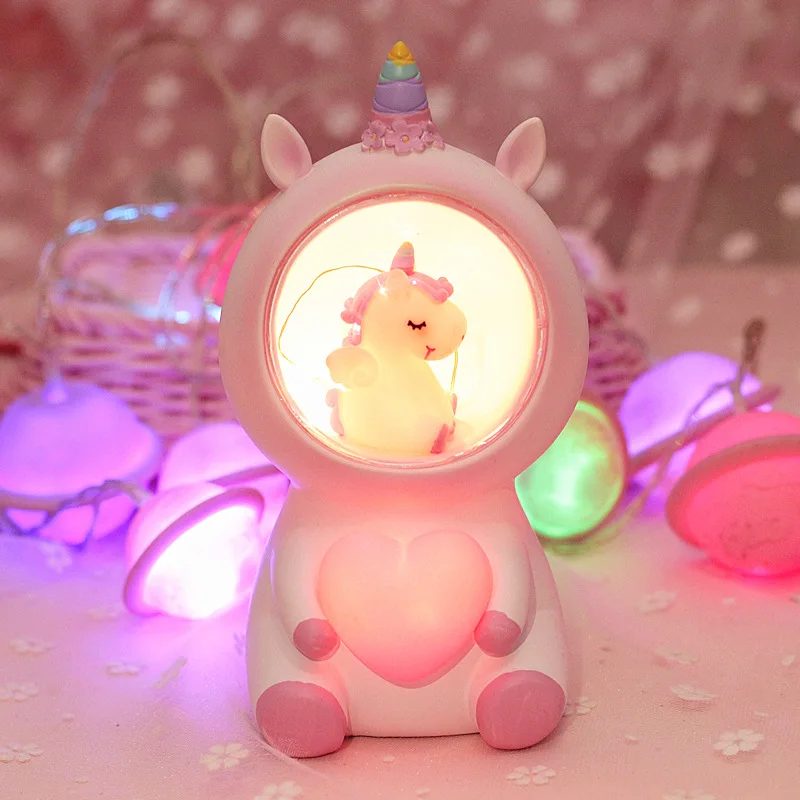 

Student Girl Child Christmas Birthday Gift Unicorn Star Light Night Light Creative Gift Decoration Lamps Bedroom Decor