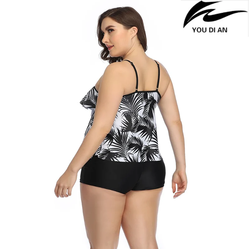 Купальник большого размера плюс купальный костюм из двух частей 2019|Комбинезоны| |