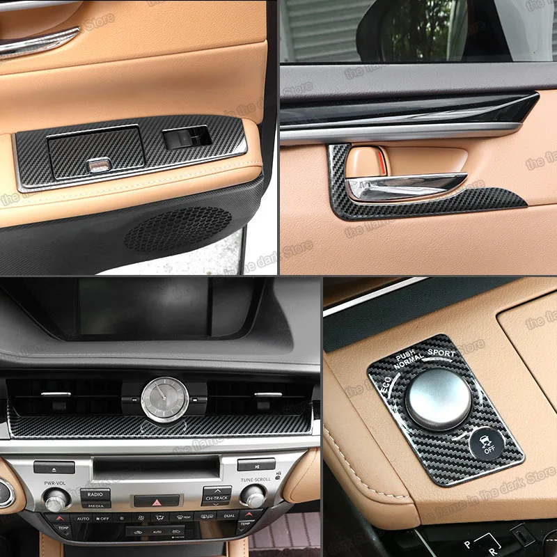 

Lsrtw2017 Stainless Steel Car Interior Central Door Dashboard Accessories for Lexus ES200 250 300h 2012 2013 2014 2015 2016 2017