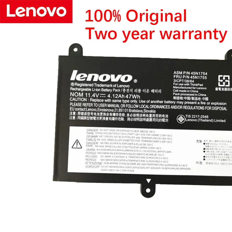 lenovo thinkpad e450 e450c e460 e460c e455 e465 e465c 45n1753 45n1756 45n1757 45n1754 45n1755 original laptop battery free global shipping