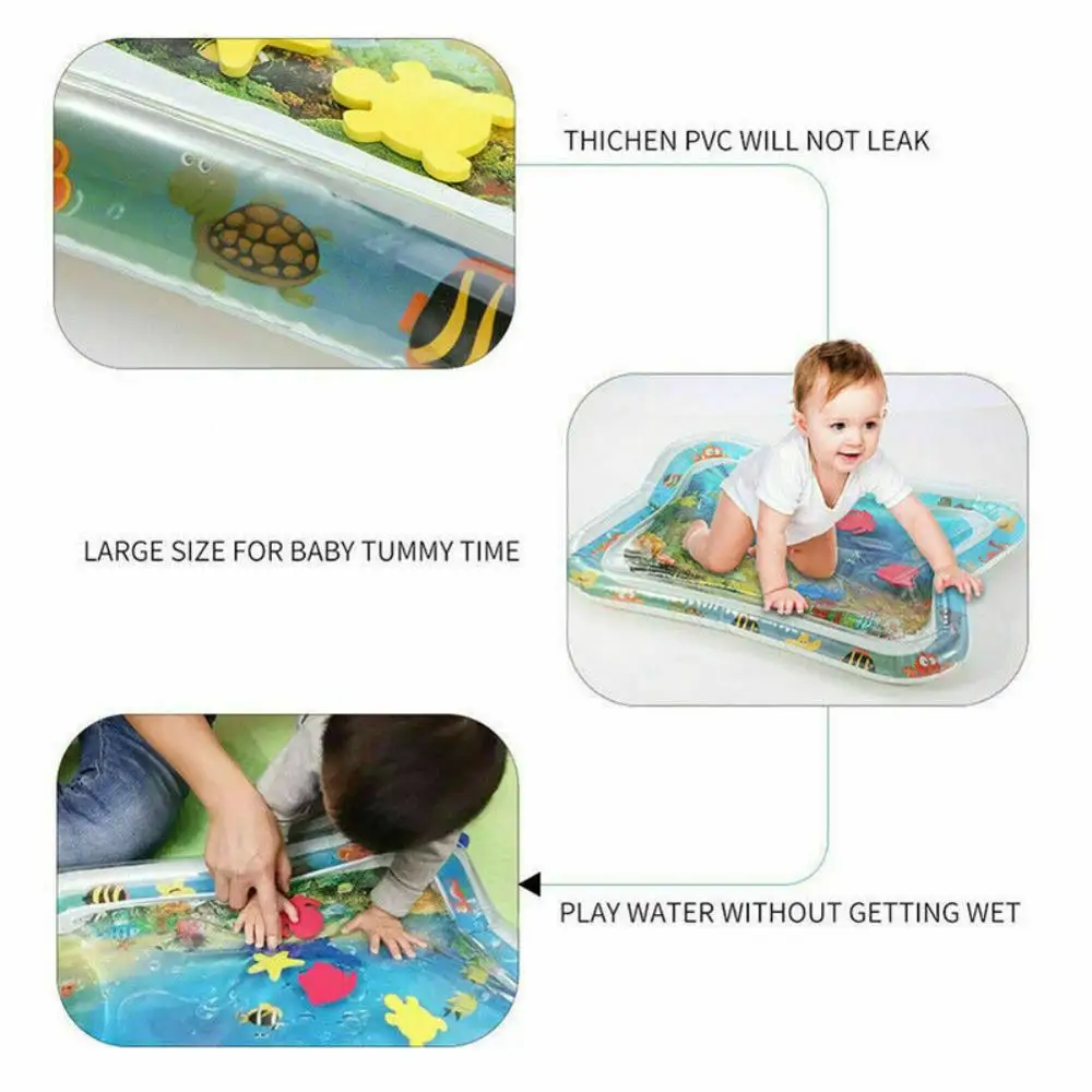 Lovely Baby Infants Inflatable Tummy Time Activity Water Play Mat Pad Toy Airtight Fun Game Tool Cushion Summer | Игрушки и хобби