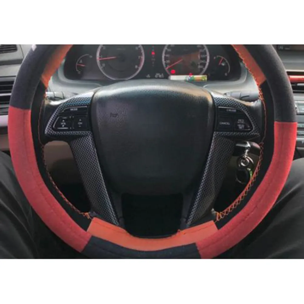

2 шт. чехлы из углеродного волокна из АБС-пластика для Honda Accord 2008-2012 рулевое колесо
