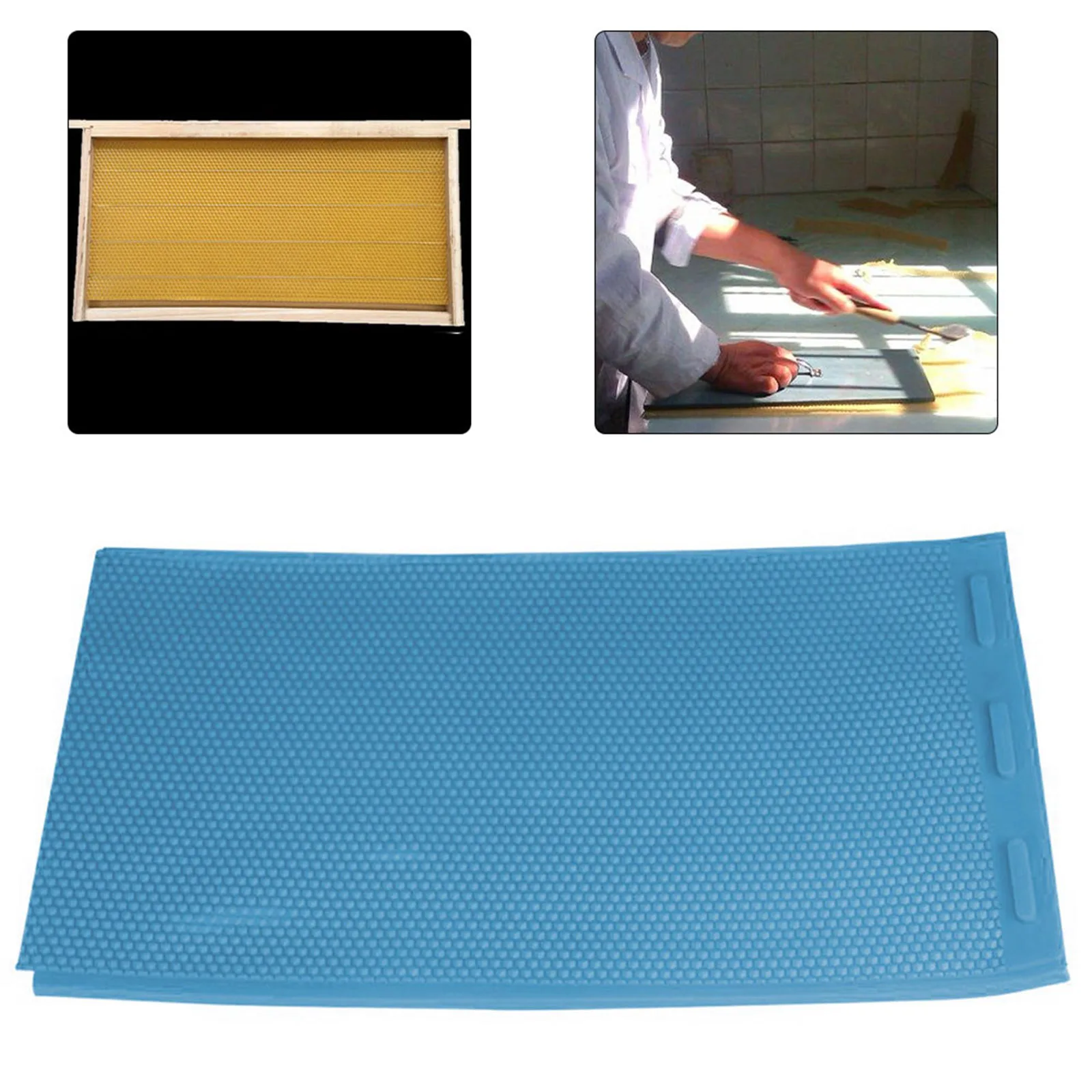 

Beekeeping Beeswax Press Sheet Mould 2PCS for Beehive Wax Soft Durable