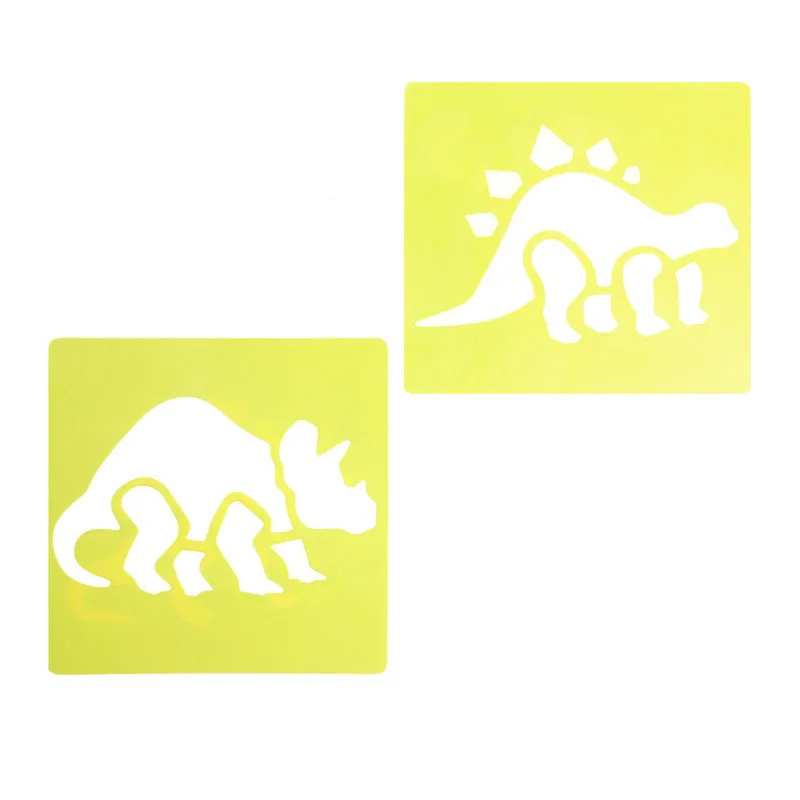 6 шт. пластиковые трафареты для детей|Юный художник| |