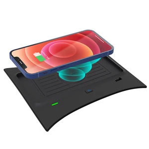 car qi wireless charger for nissan x trail 2014 2021 accessories interior modification 15w fast phone charging plate free global shipping