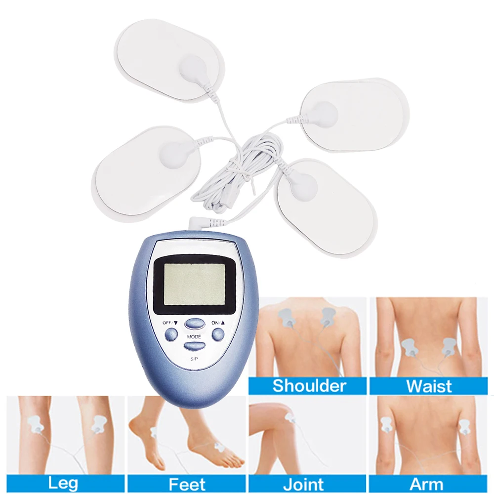 Массажер для похудения электрический стимулятор мышц нерва цифровой физиотерапии устройство для физиотерапии массаж груди с подарочной сумкой