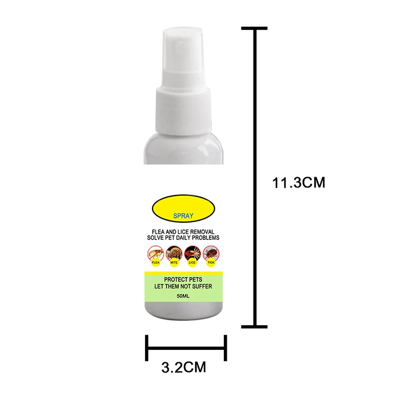 

NEWEST Cat Flea and Tick Control Spray for Cat Dogs Safe to Use 30ml/50ml/100ml Dropshipping Housebreaking