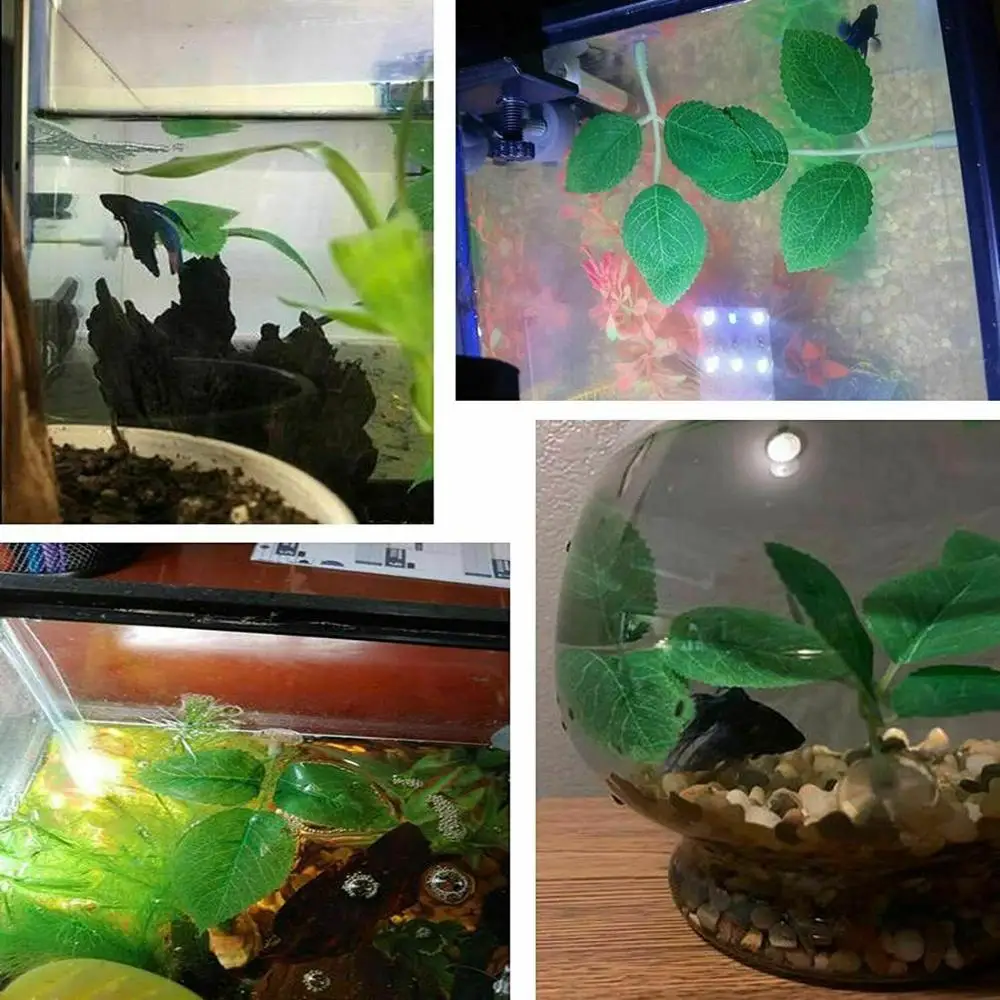 Тропический гамак аквариумы Декор Betta лист рыба овипосит искусственное растение