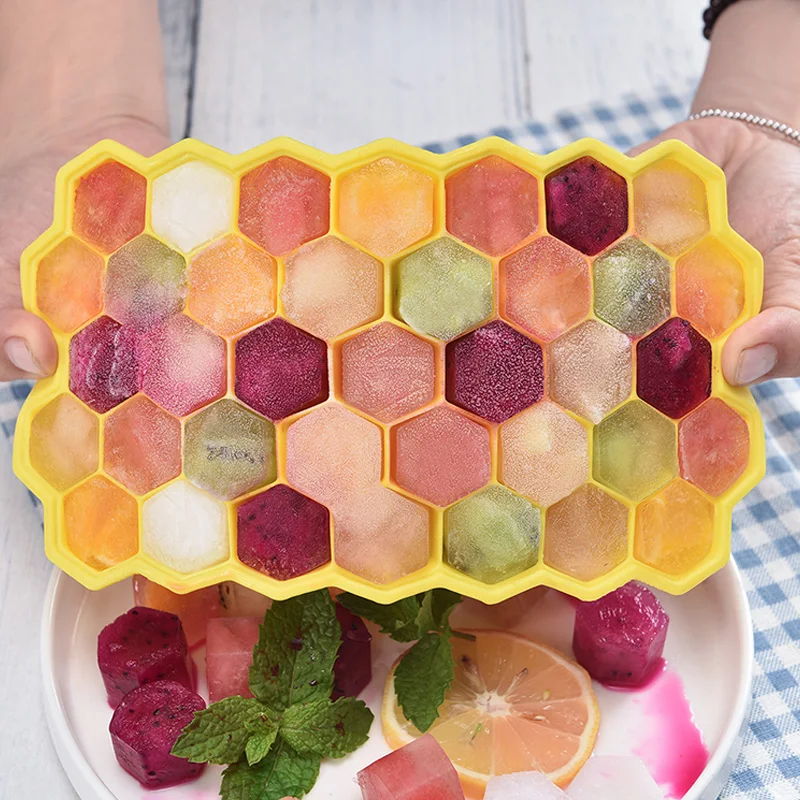 Креативный DIY 37 Ice Cube сотовый лоток Силиконовая форма луч крем вечерние бар