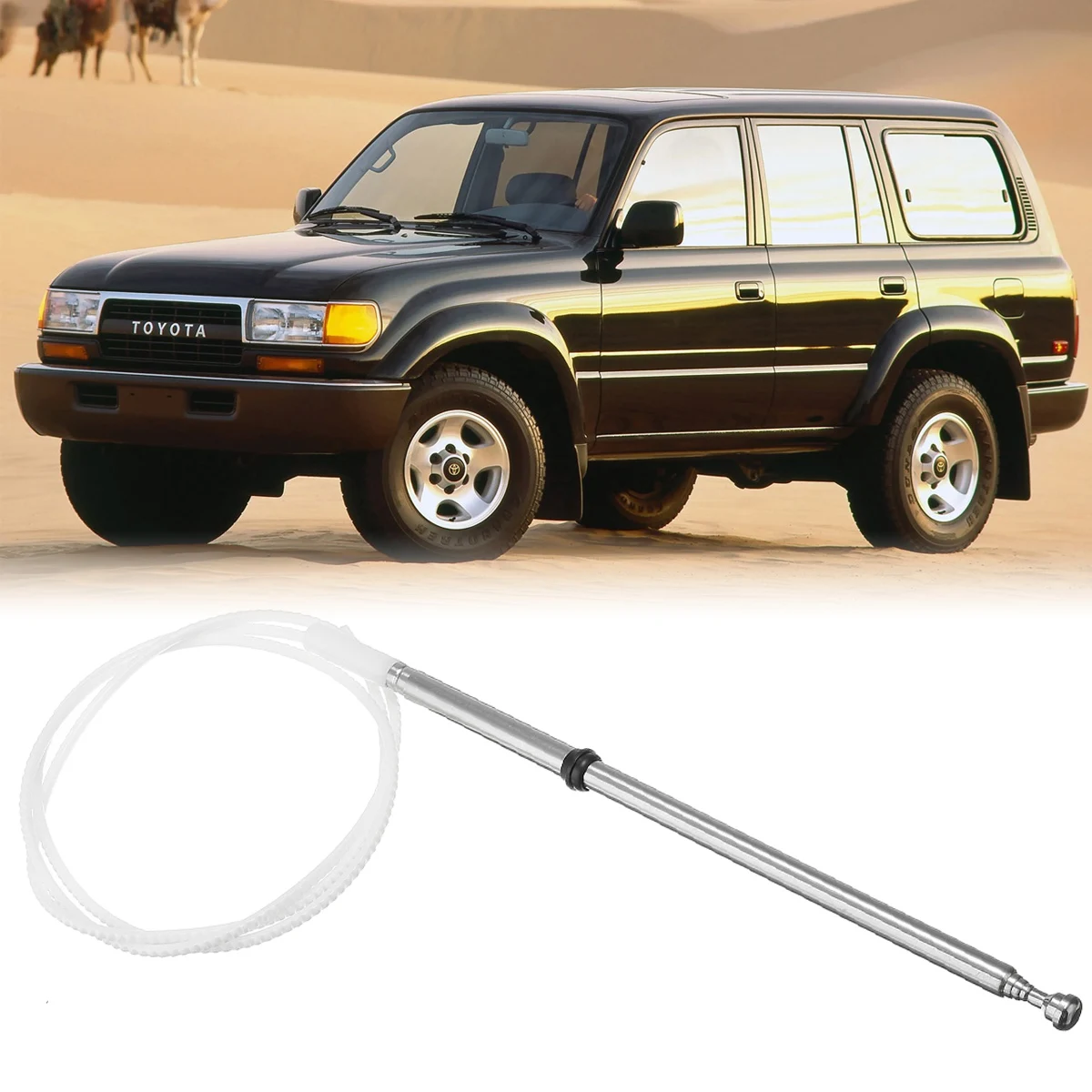 

Антенна питания AM FM OEM сменная мачта кабель для Toyota Land Cruiser 1998-2007 OE 86337-60151 автомобильные аксессуары