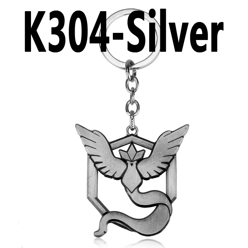 silver Аниме Покемон брелок Карманный Монстр Eevee Sylveon Umbreon Glaceon Leafeon унисекс брелок кулон для фанатов подарок коллекционный - Цвет: silver