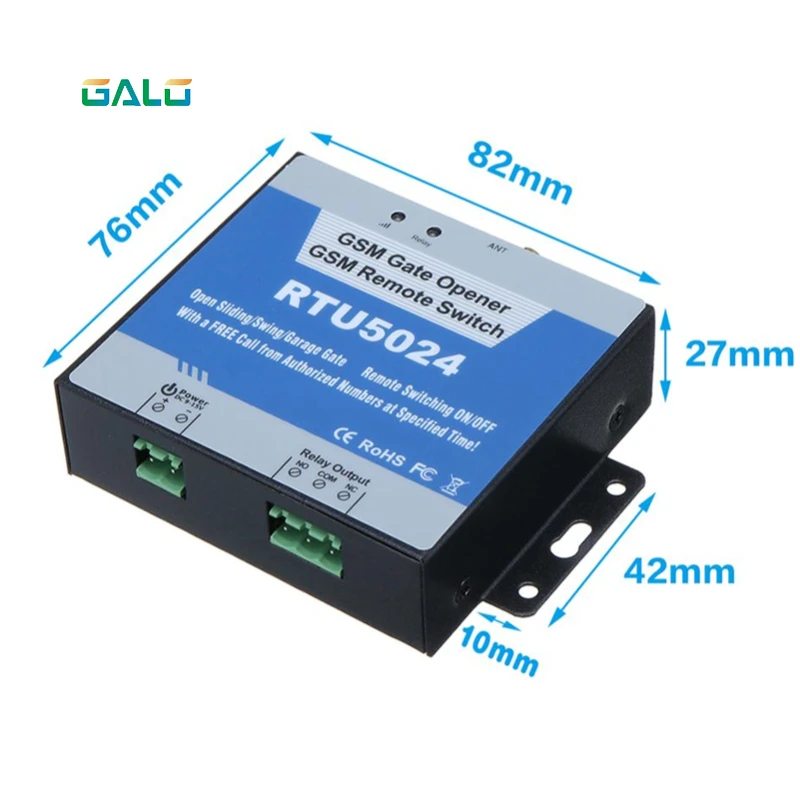 3G 4G GSM Gate Garage Door Open Remote Controller Quad Band GPRS Access Control Opener | Безопасность и защита